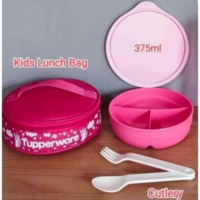 Tupperware Minnie Lunch Set mickey free tas tempat bekal makan anak