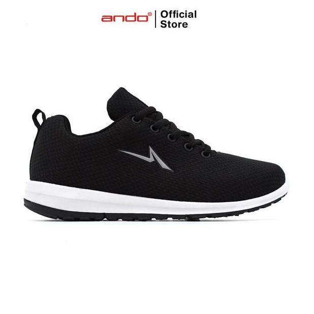 Ando Official Sepatu Nitta Duo Reflective Wanita Dewasa - Hitam/Putih