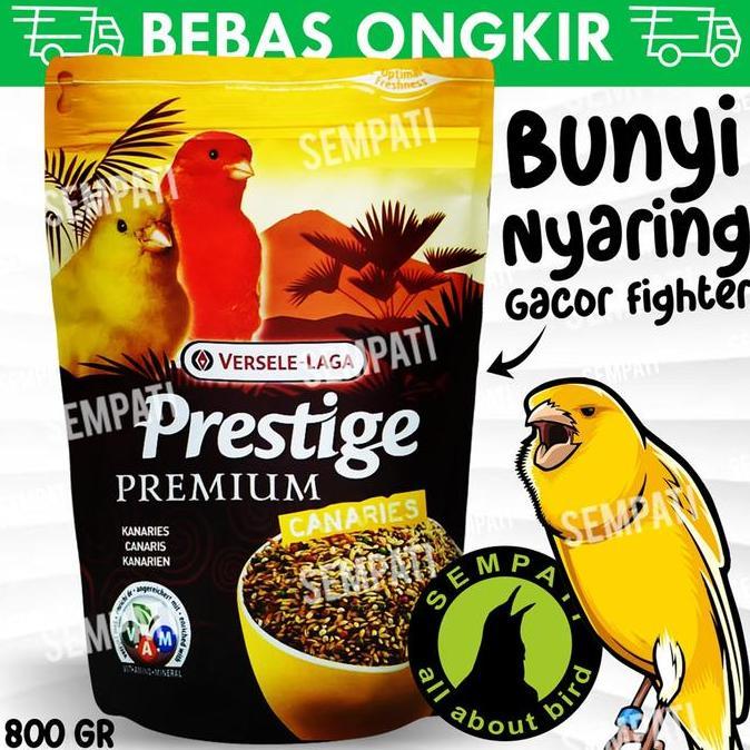 CUCI GUDANG - SEMPATI Prestige Canary Kenari Premium Versele Laga Import Prestige Canaries Mix Seed 