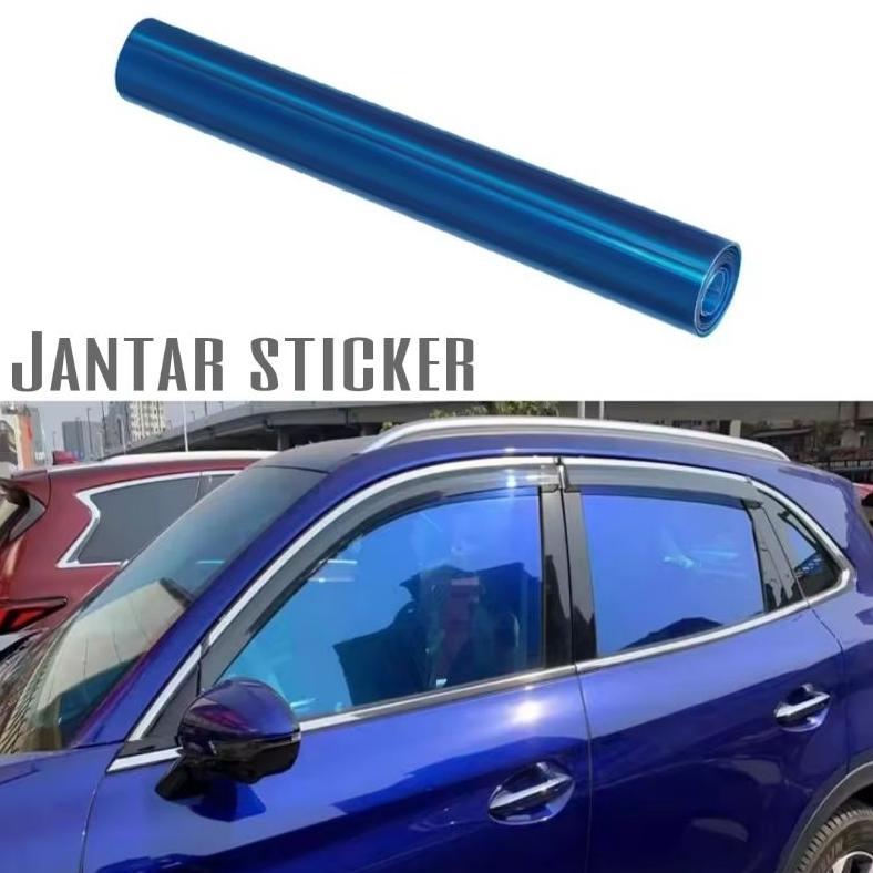 HOT PRODUCT Sticker kacafilm riben blue ice 20% dan 60% lebar 150 cm bisa untuk semua jenis mobil ka