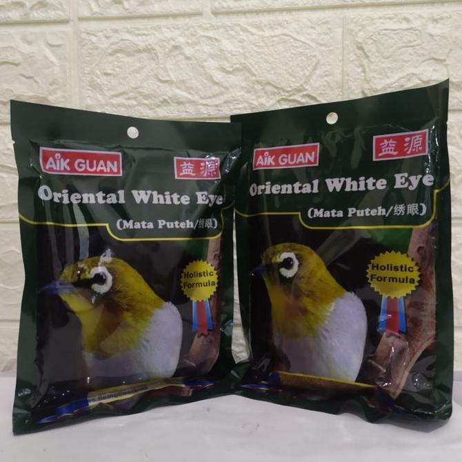 GRATIS ONGKIR - AIK GUAN 200GRAM VOER LOMBA UNTUK BURUNG PLECI WHITE ORIENTAL