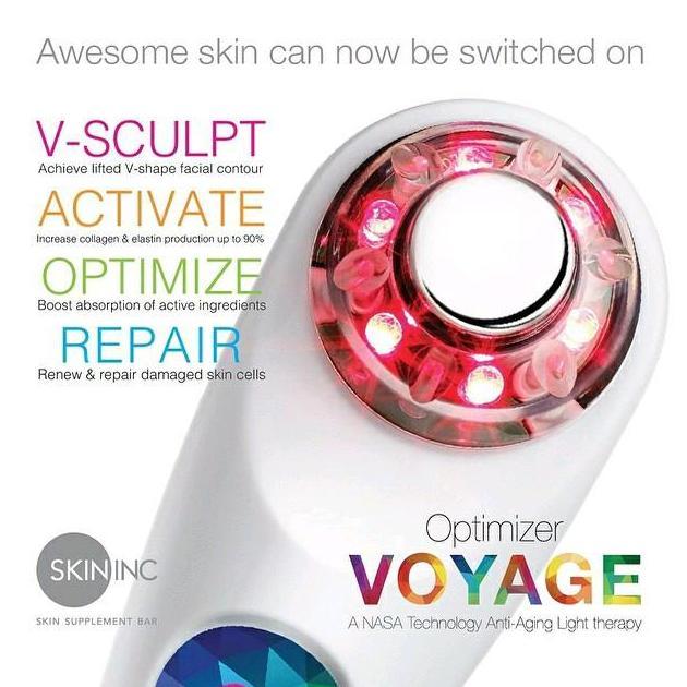 Tools SKIN INC OPTIMIZER VOYAGE TRI-LIGHT++ CUSTOM LED-SONIC FLASH FACIAL