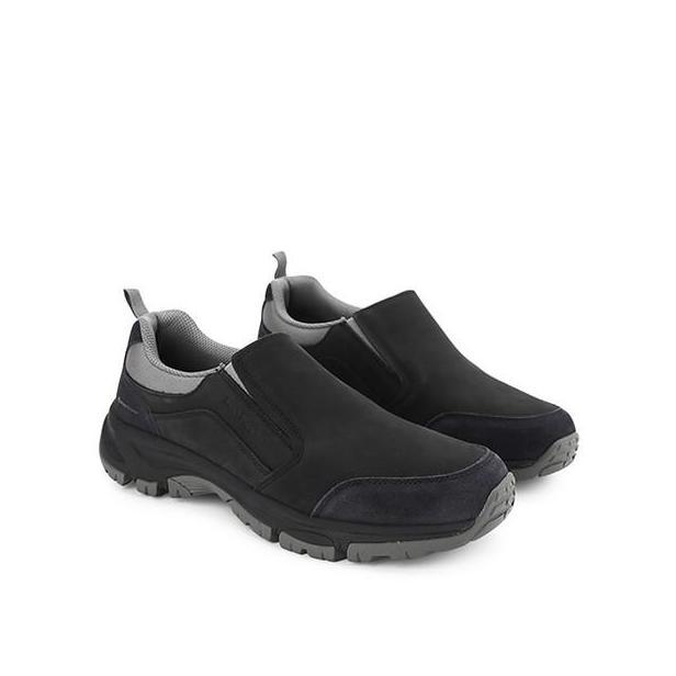 Hush Puppies Sepatu Pria ATWOOD SLIP ON Black