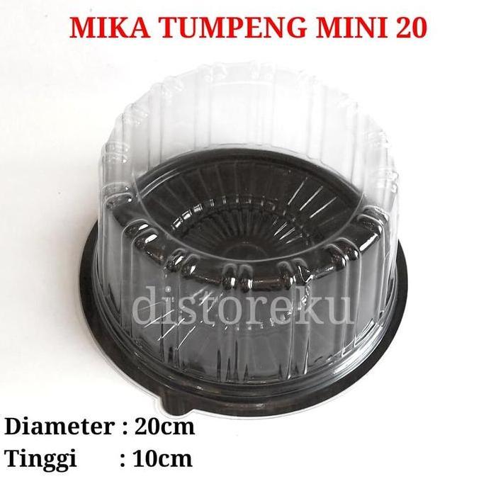 TERLARIS MIKA TUMPENG MINI CT 20  MIKA TUMINI CAKE TRAY MIKA KUE TART BULAT 20