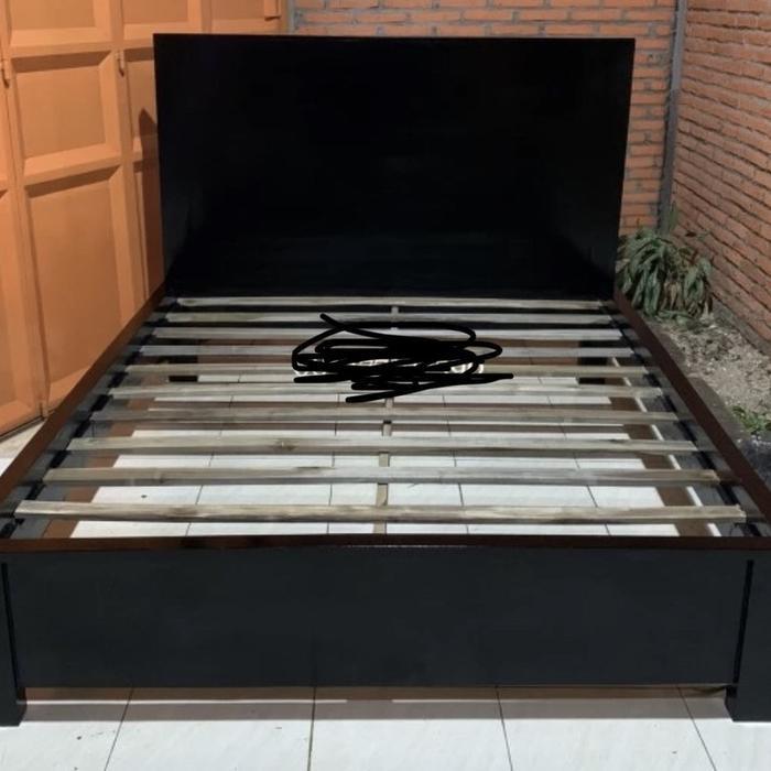 Dipan Tempat Tidur Minimalis Modern Kayu Jati Dipan Jati