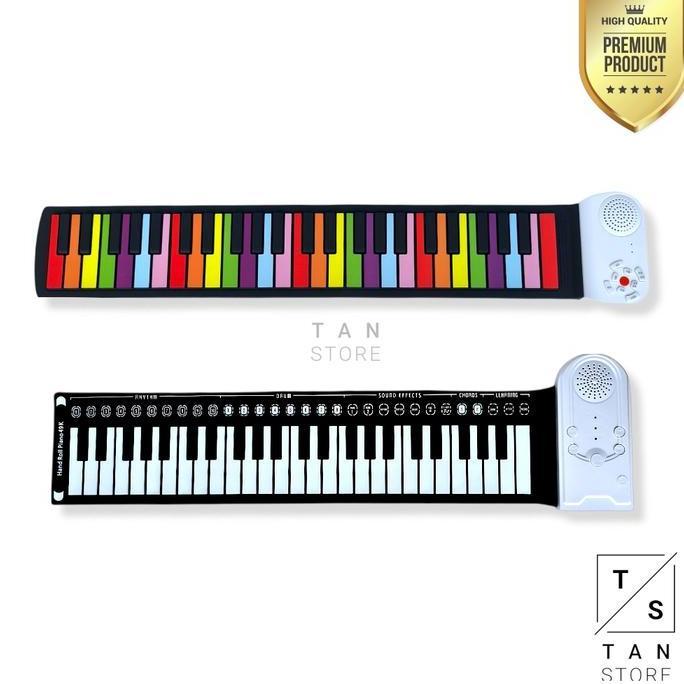 TERBARU PIANO ROLL 49 NADA / PIANO PORTABLE / PIANO SILICONE PORTABLE
