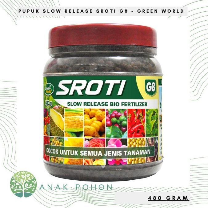 Ready Pupuk Organik Slow Release SROTI G8 - Semua Jenis Tanaman - 480 gr
