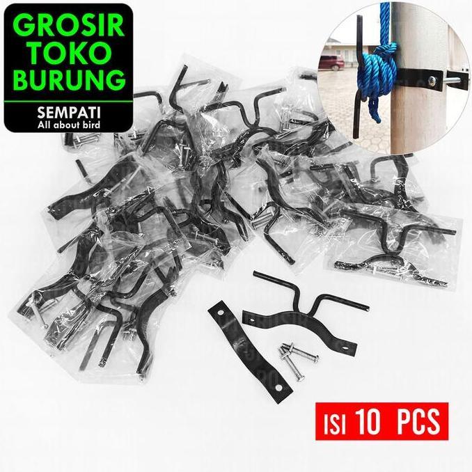MURAH BERKUALITAS - SEMPATI GROSIR Klem Tali Katrol Sangkar Kandang Burung Pekutut Klem Gantangan Bu