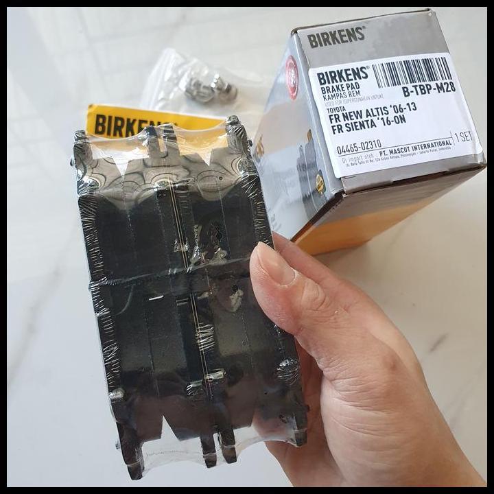 GRATIS ONGKIR BIRKENS BRAKE PAD KAMPAS REM DEPAN COCOK UNTUK NEW ALTIS / SIENTA / VOXY