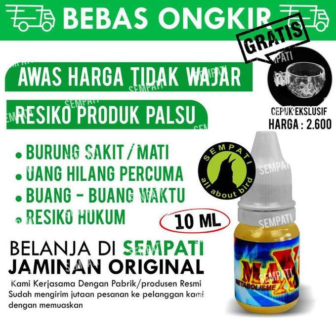 PROMO DISKON - Maxi Max Metabolis High Level Hore Obat Vitamin Burung Murai Batu