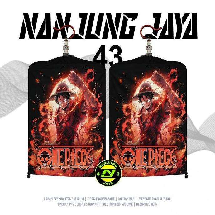 BEBAS ONGKIR - KERODONG FULL PRINTING SANGKAR KOTAK - ONE PIECE