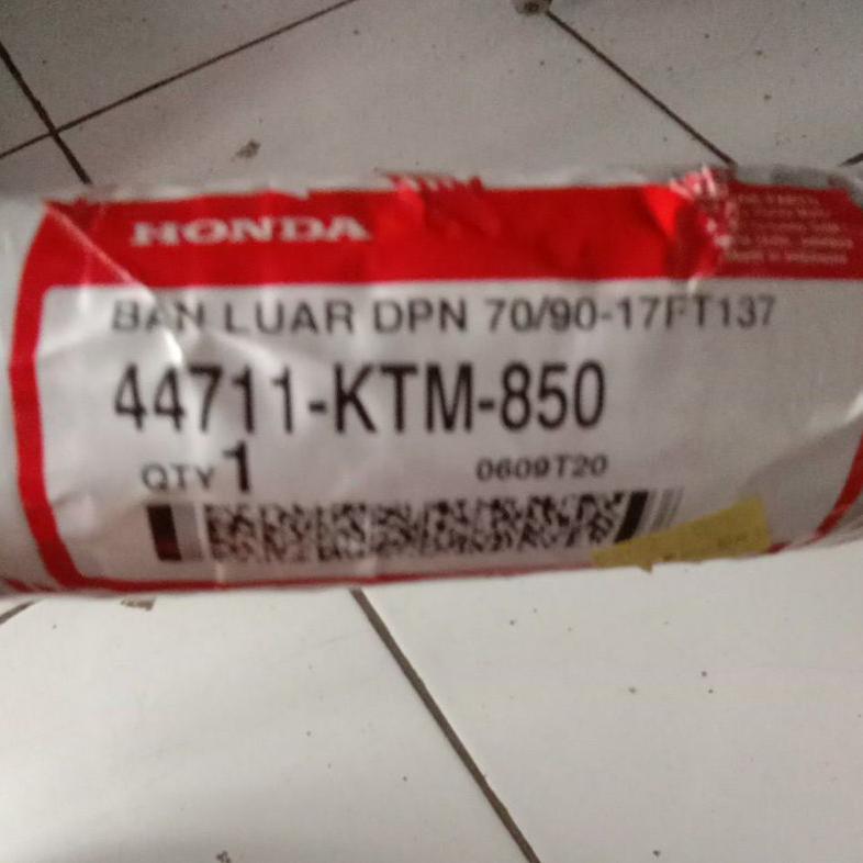 BAN LUAR MOTOR DEPAN BEBEK HONDA AHM FEDERAL 70/90-17 44711-KTM-850 250 70 90 RING 17 SUPRA X 125 KA