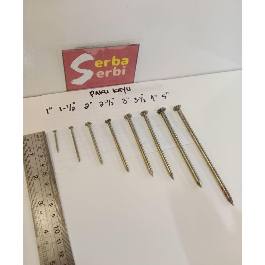 (1Kg Paku Kayu) Paku Kayu Iron Nails Serbaguna