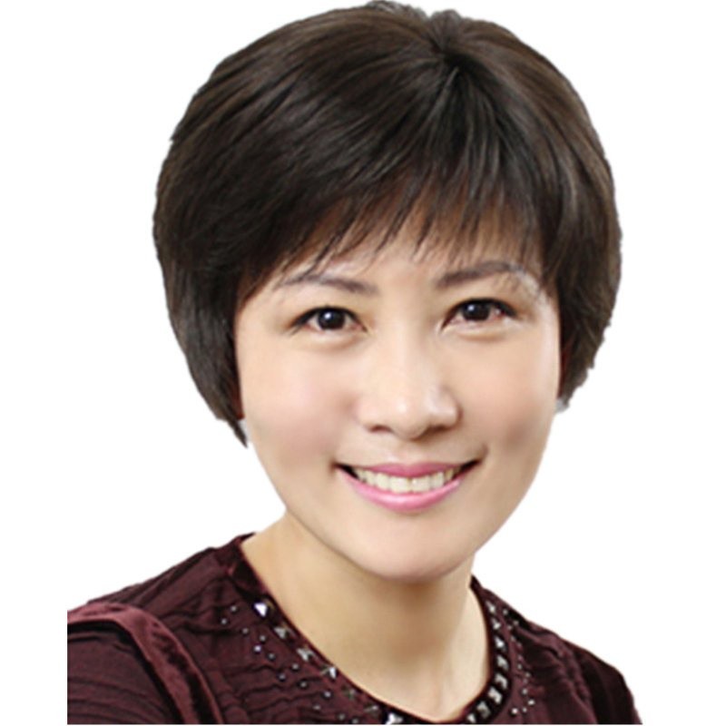 Pengiriman Cepat Hair Toupee Wanita Rambut Asli / Wig Wanita Pendek Rambut Asli Wig Pendek Untuk Wan
