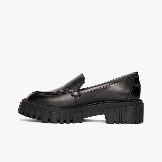 Ready CLARKS Page Loafer Original Sepatu Loafers Wanita Leather - Black