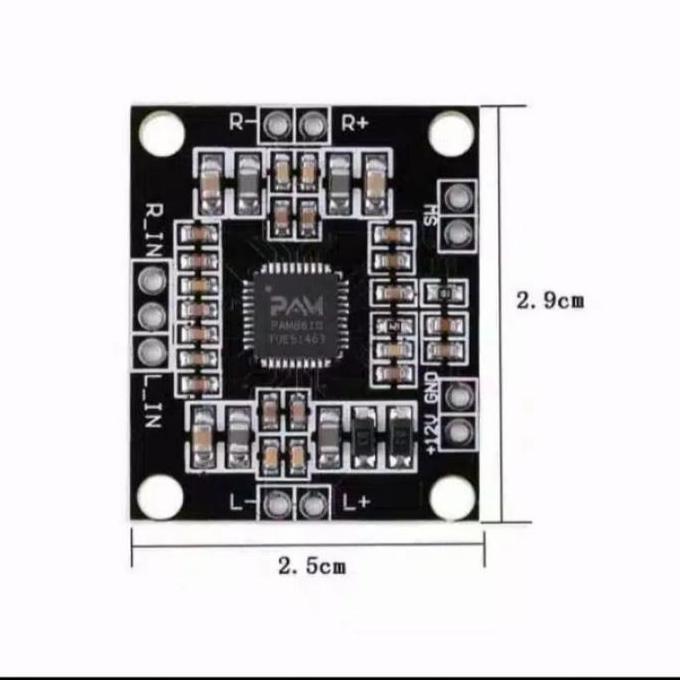 KOQOZIE kit power amplifier mini pam class d 8610