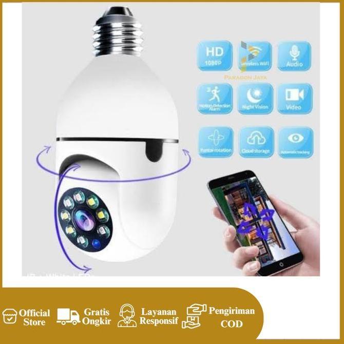 ZCXVC IP Camera Smart Cctv Bohlam APP V360 Panoramic Ip Kamera CCTV