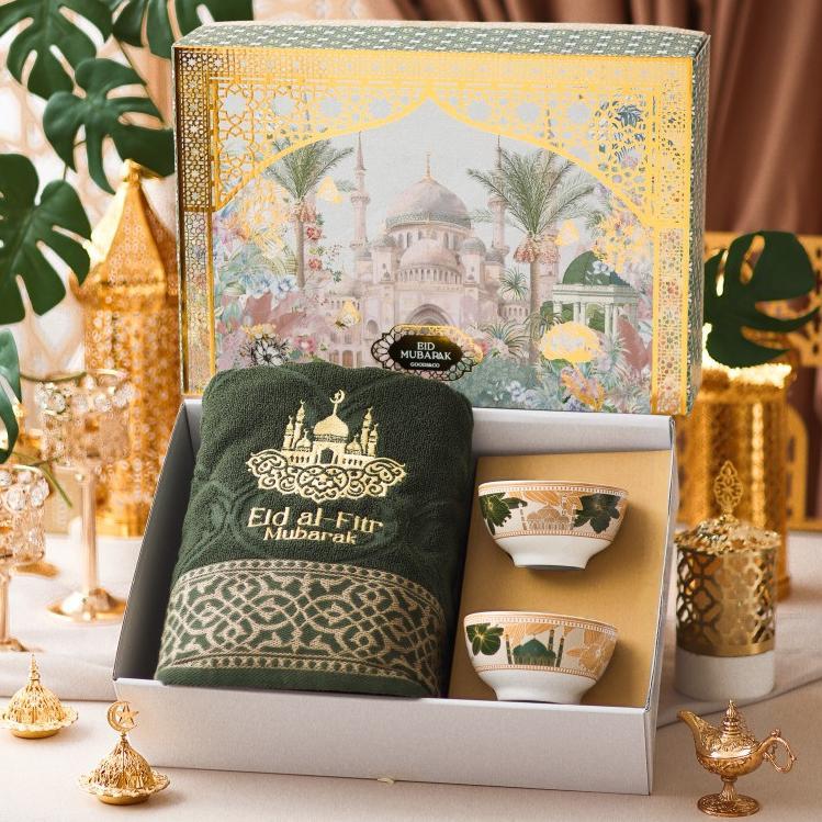 BEST SELLER HAMPERS HANDUK MANGKOK LEBARAN PREMIUM HAMPERS HANDUK IDUL FITRI PARCEL LEBARAN HAMPERS 