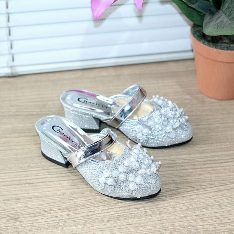 DISKON ROSALINA [COD]SANDAL PESTA ANAK PEREMPUAN BAPAU MUTE ANTI SLIP