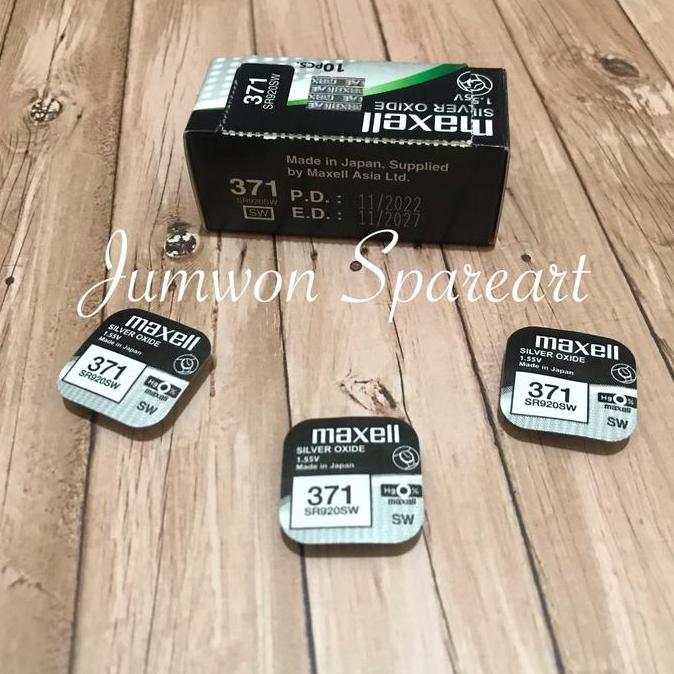 Ready Baterai Maxell 371 SR920SW Original Maxell 371 Maxell 920 Original
