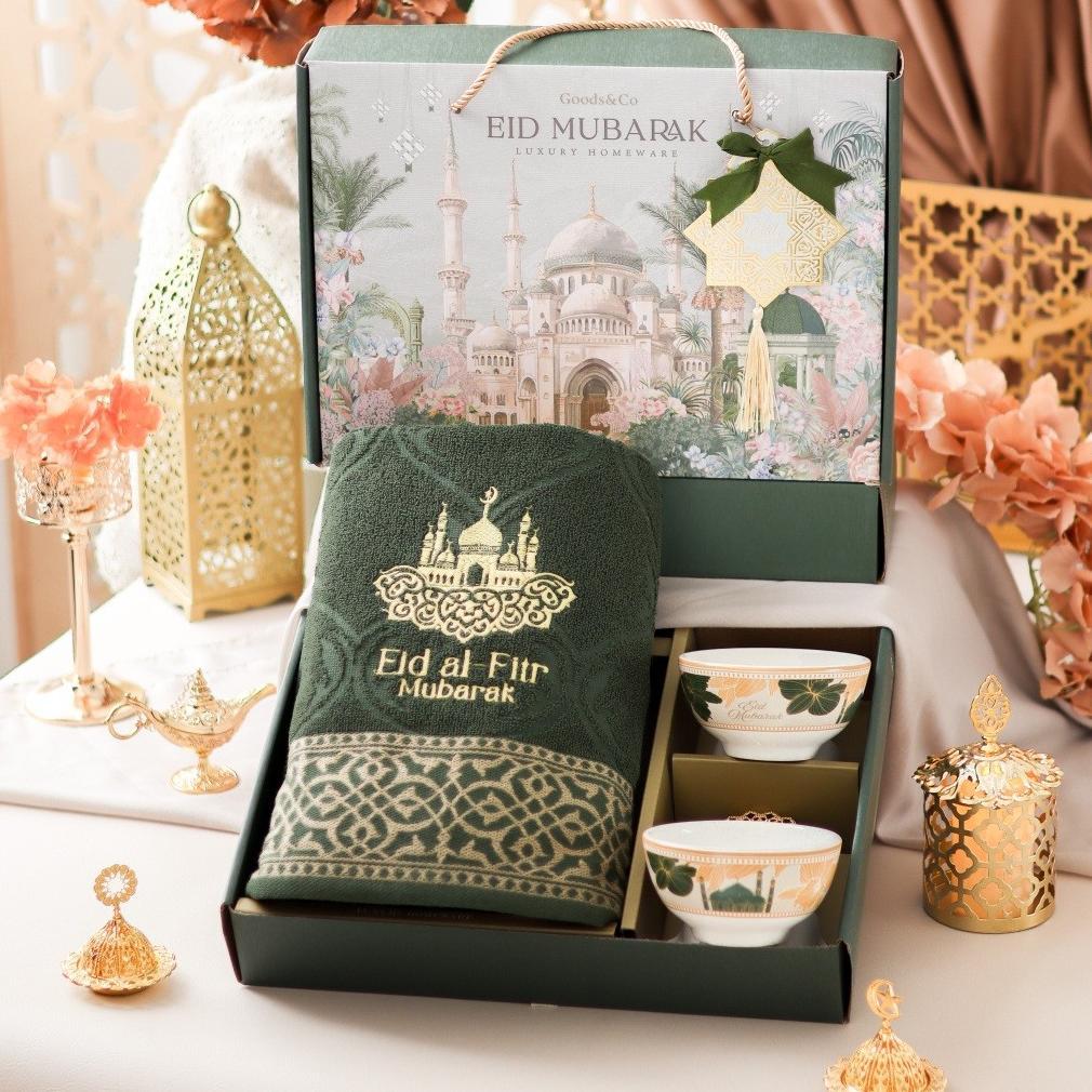 BEST SELLER HAMPERS HANDUK MANGKOK LEBARAN PREMIUM HAMPERS HANDUK IDUL FITRI PARCEL LEBARAN HAMPERS 