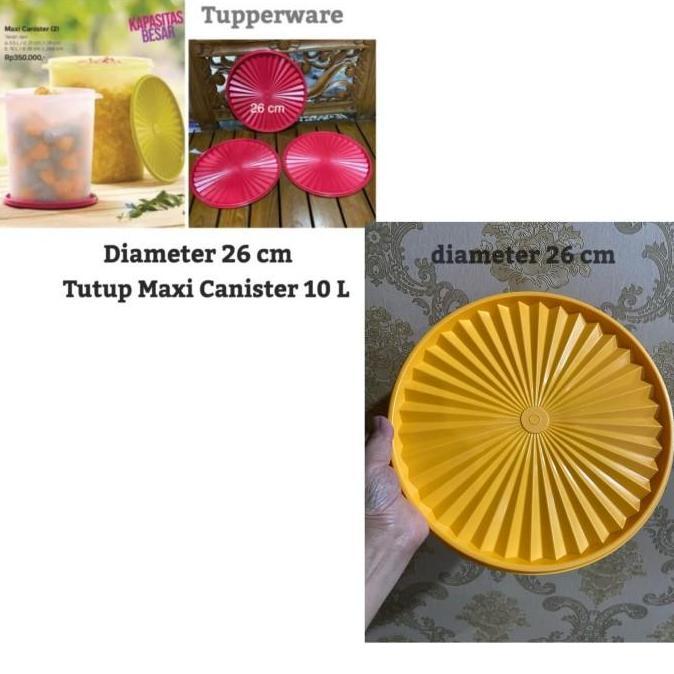 Tutup toples tupperware deco canister