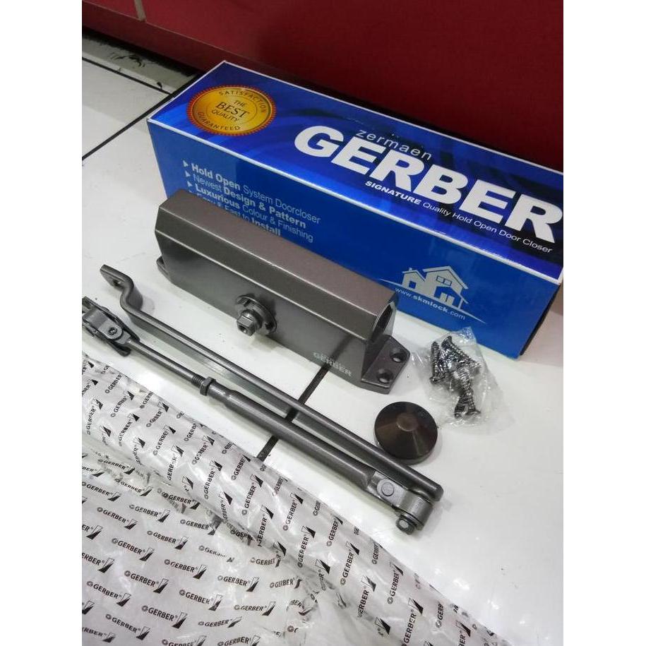 DOOR CLOSER pintu otomatis Gerber A062 silver