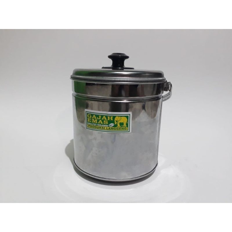 Rantang Tunggal Besar Diameter 16 Cm Free Kardus