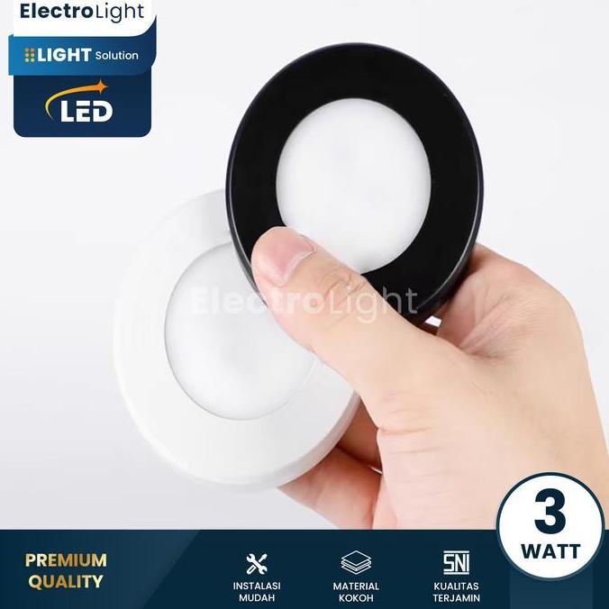 BZSDA Lampu downlight mini LED 3watt outbow tempel minimalis dapur etalase