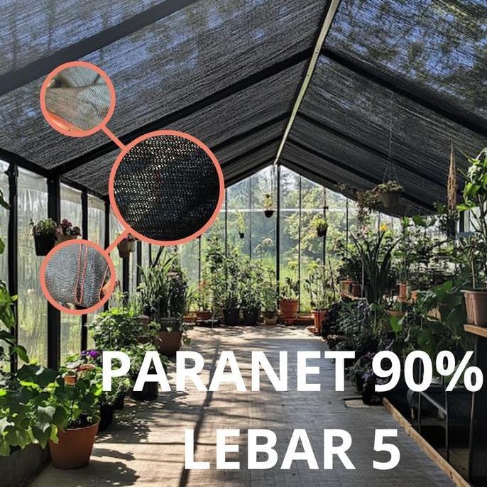 KOQOZIE PARANET 90 PERSEN lebar 5 meter - ECERAN - SHADING NET ANTI UV