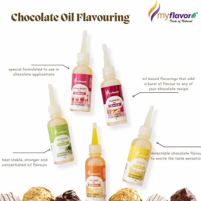 My Flavor Strawberry Chocolate Oil Flavour Perasa Perisa Coklat 50 Gr