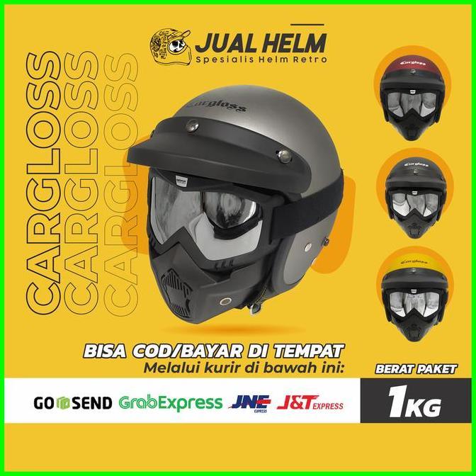 Helm Cargloss + Google Masker / Helm Google Mask