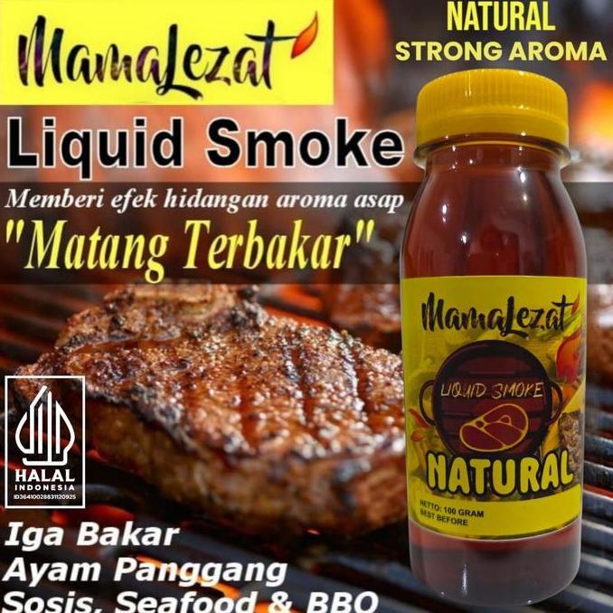 MamaLezat Liquid Smoke Perisa BBQ Bumbu Bakar Aroma Asap FoodGrade 1KG