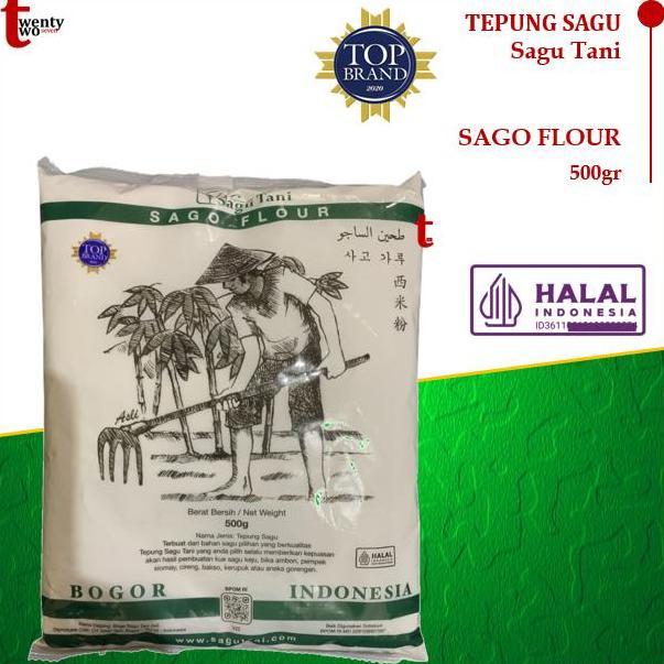 [6 X]Tepung Sagu Tani 500gr ,Tepung Sagu Tani Super 500gr ,Tepung Tapioka Gajah Tani 500gr