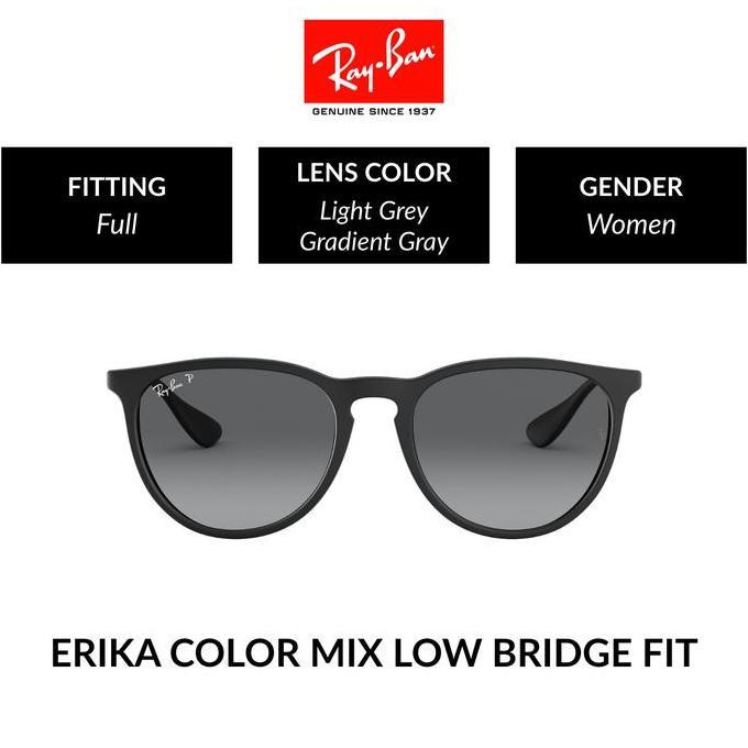 RAY-BAN ERIKA POLARIZED | RB4171F 622/T3 | Full Fit | Kacamata Hitam