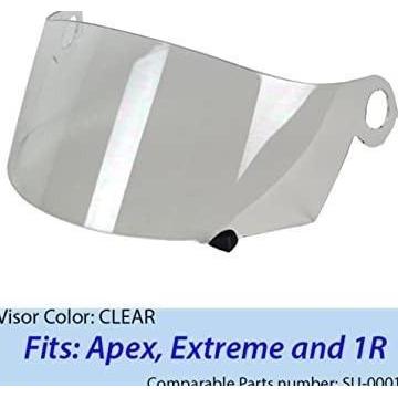 Visor Kaca Helm Suomy Spec 1R Extreme Apex Clear