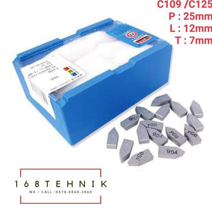MATA WIDIA YG6 C125 CEMENTED CARBIDE BOX / BETEL PAHAT WIDIA YG-6 C125