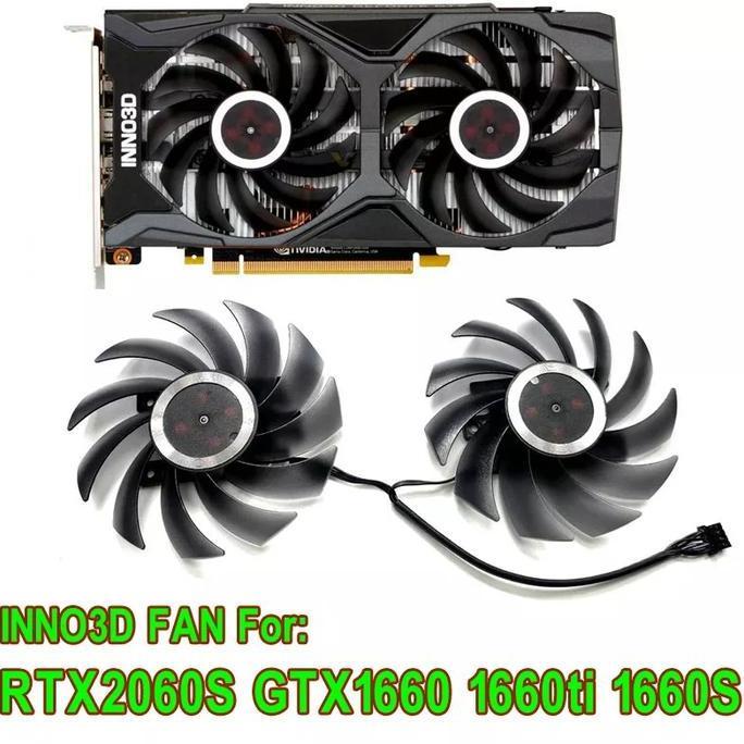 Fan vga inno3d GTX 1650 super GTX 1660 RTX 2060 85mm 4pin OEM