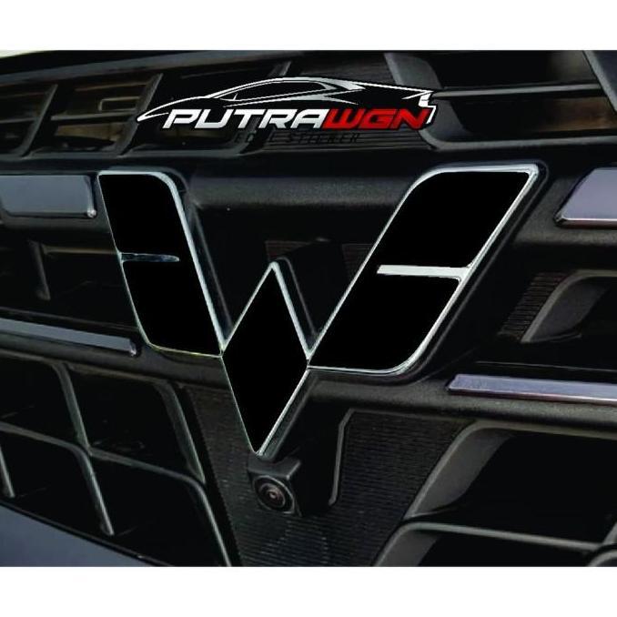 STICKER LOGO WULING HITAM DOFF/GLOSY (WULING ALMAZ)