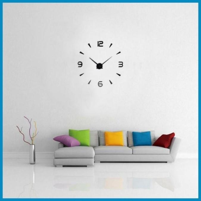 Jam Dinding Besar, Jam Dinding Diy Jumbo, Jam Tempel Ukuran Besar
