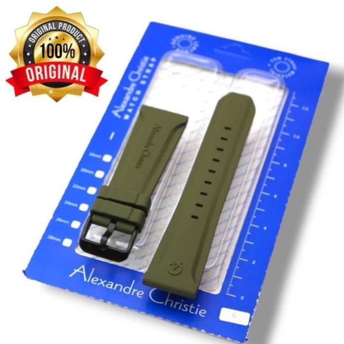 RUBBER KARET TALI JAM STRAP ALEXANDRE CHRISTIE AC9370 AC9371 AC9372 AC9373 AC9377 9370 9371 9372 937