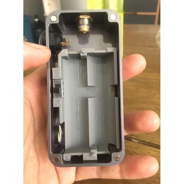 Holder baterai batre 3D Print CNC V3 2x18650 battery sled