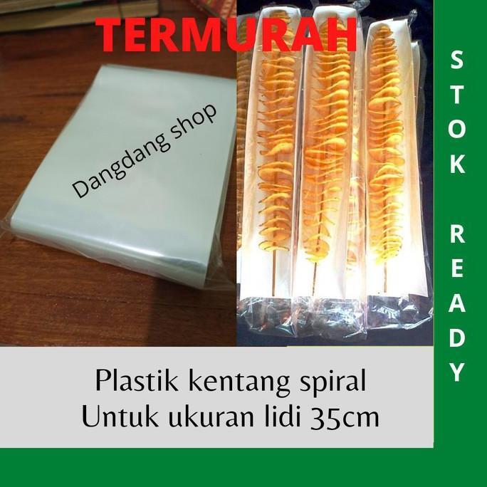 Plastik kentang spiral Plastik kentang ulir