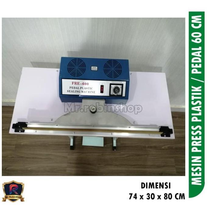 mesin press pres plastik injak / pedal Impulse Sealer 60cm / mesin se