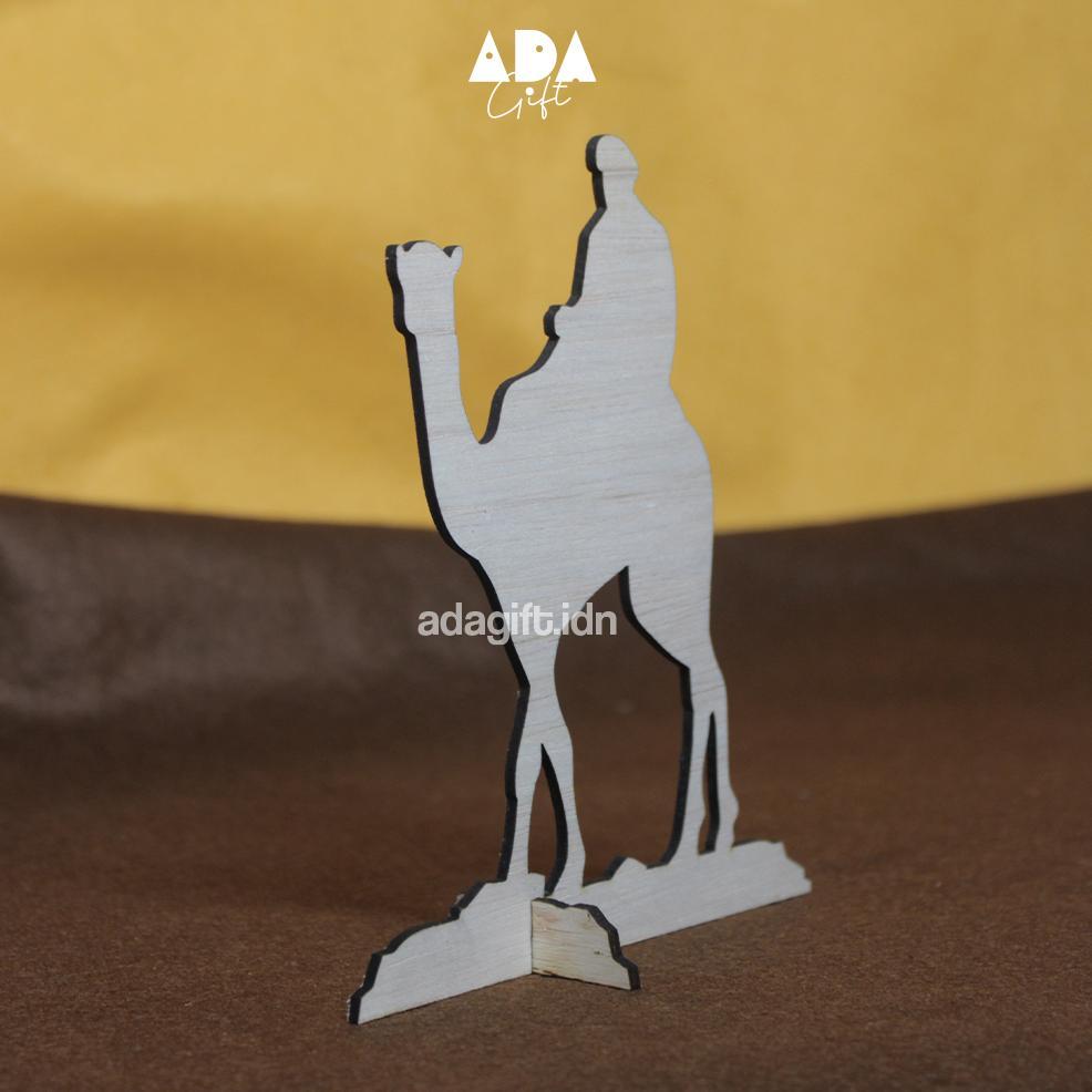 DISKON UNTA KAYU DEKORASI MEJA | HIASAN IDUL ADHA | PROPERTI FOTO UNTA | RAMADHAN