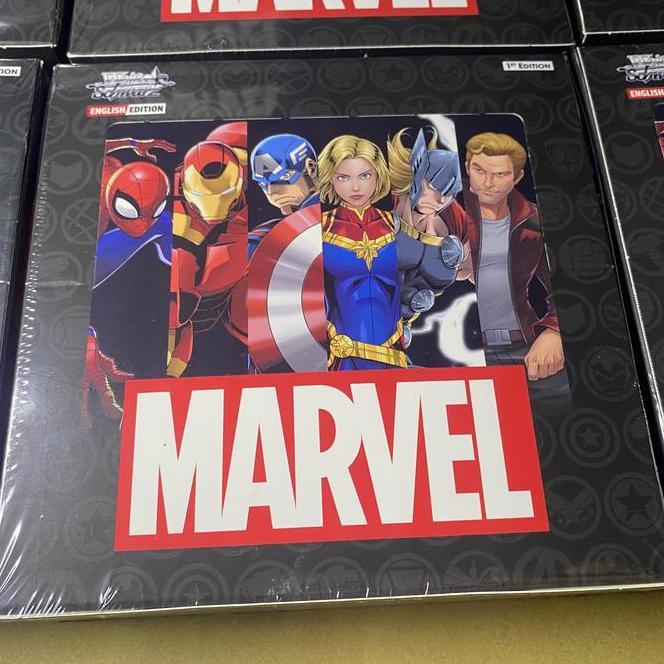 Wse Marvel En 1St Edition Booster Pa Box Case Kartu Weiss Schwarz Card Game Tcg English