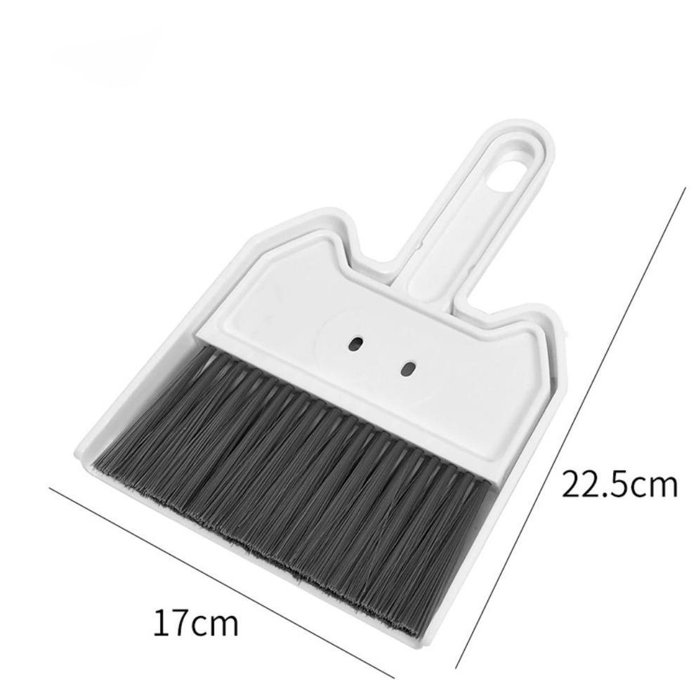 NEW DEALS HA 52 Sapu Set Pengki Mini Premium Plastik Tebal Bulu Sintesis Kuat Tidak Mudah Kusut dan 