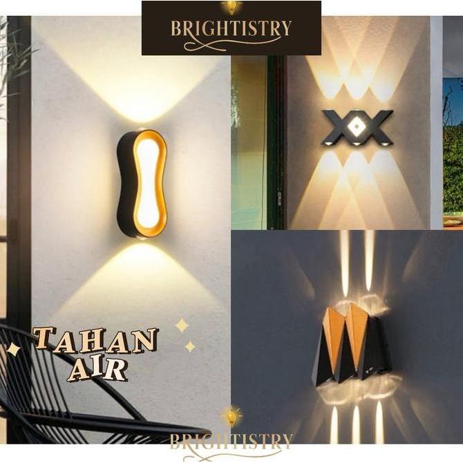 Lampu Dinding Outdoor Anti Air Modern Minimalis Lampu Dinding Teras Lampu Taman Lampu Sorot