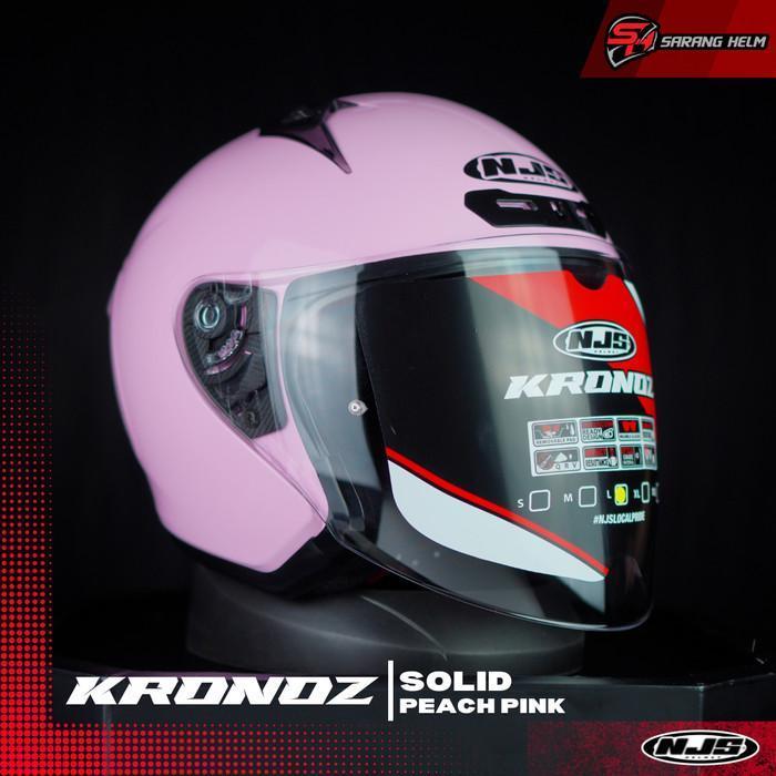 Njs Kronoz Solid - Helm Half Face | Njs | Kronoz | Kronoz Polos | Kronoz Ori | Njs Ori | Helm Polos 