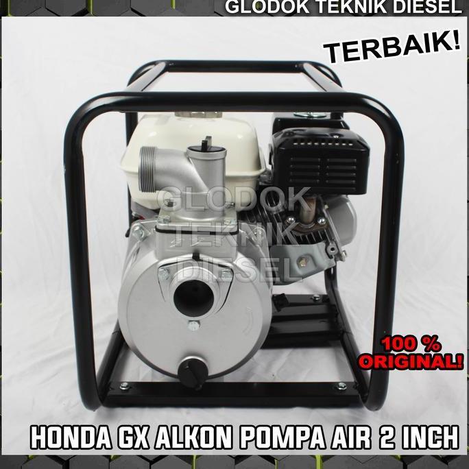 MESIN POMPA AIR SAWAH IRIGASI ALKON WATER PUMP HONDA GX 160 2 INCH 2"